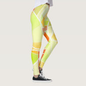 Abstraktes geometrisches Muster Leggings (Rechts)