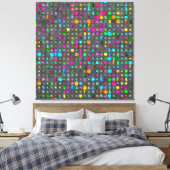 Abstraktes geometrisches Muster Leinwand  (Insitu (Schlafzimmer))