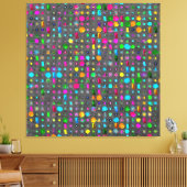 Abstraktes geometrisches Muster Leinwand  (Insitu (Wohnzimmer))