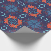 Abstraktes geometrisches Muster mit abwechselnd ro Geschenkpapier (Ecke)