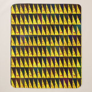 Abstraktes geometrisches Muster mit Dreiecken Sherpadecke