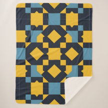 Abstraktes geometrisches Muster mit dynamischen Fa