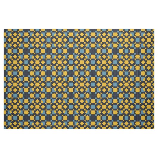 Abstraktes geometrisches Muster mit dynamischen Fa Stoff (Fat Quarter (45,7 x 55,9 cm))
