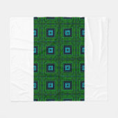 Abstraktes geometrisches Muster mit Kaleidoskop ab Fleecedecke (Vorderseite (Horizontal))
