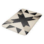 Abstraktes geometrisches Muster mit kontrahiertem  Badematte (Schrägansicht)
