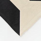 Abstraktes geometrisches Muster mit kontrahiertem  Fleecedecke (Ecke)