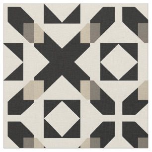 Abstraktes geometrisches Muster mit kontrastierend Stoff