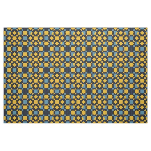 Abstraktes geometrisches Muster mit lebendigen Far Stoff (Fat Quarter (45,7 x 55,9 cm))