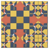 Abstraktes geometrisches Muster mit Pfeilen Stoff (Nahaufnahme)