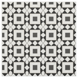 Abstraktes geometrisches Muster mit Retrofarben Stoff