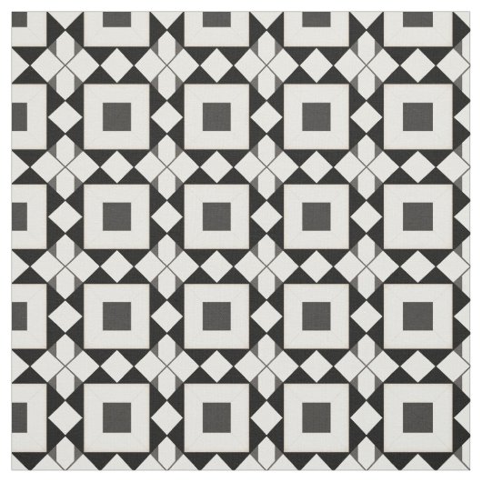 Abstraktes geometrisches Muster mit Retrofarben Stoff (Muster)