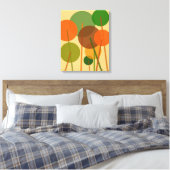 Abstraktes geometrisches Muster moderner Kunst Leinwanddruck (Insitu (Schlafzimmer))