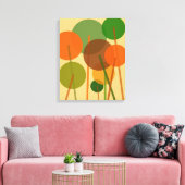 Abstraktes geometrisches Muster moderner Kunst Leinwanddruck (Insitu (Wohnzimmer))