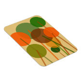 Abstraktes geometrisches Muster moderner Kunst Magnet (Rechte Seite)
