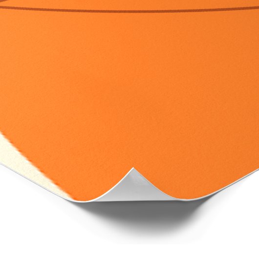 Abstraktes geometrisches Muster moderner Kunst Poster (Ecke)