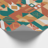 Abstraktes geometrisches Muster. Multicolor Figure Geschenkpapier (Ecke)
