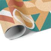 Abstraktes geometrisches Muster. Multicolor Figure Geschenkpapier (Rolleneckpunkt)