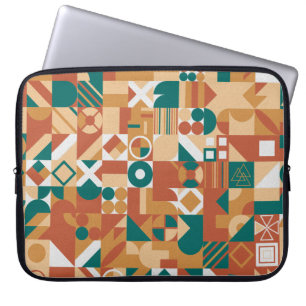 Abstraktes geometrisches Muster. Multicolor Figure Laptopschutzhülle