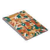 Abstraktes geometrisches Muster. Multicolor Figure Notizblock (Rechte Seite)