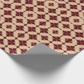 Abstraktes geometrisches Muster nach hinten Geschenkpapier (Ecke)