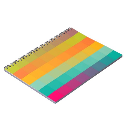 Abstraktes geometrisches Muster Notizblock (Linke Seite)