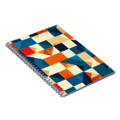 Abstraktes geometrisches Muster Notizblock (Rechte Seite)
