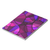 Abstraktes geometrisches Muster Notizblock (Rotiert)