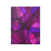 Abstraktes geometrisches Muster Notizblock (Rotiert)