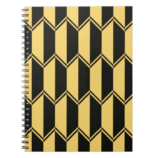 Abstraktes geometrisches Muster Notizblock (Vorderseite)