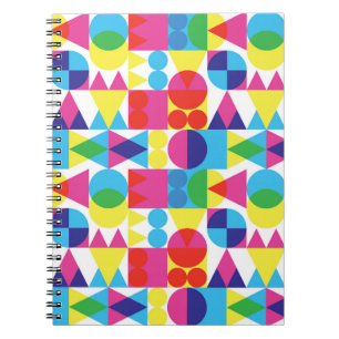 Abstraktes geometrisches Muster. Notizblock