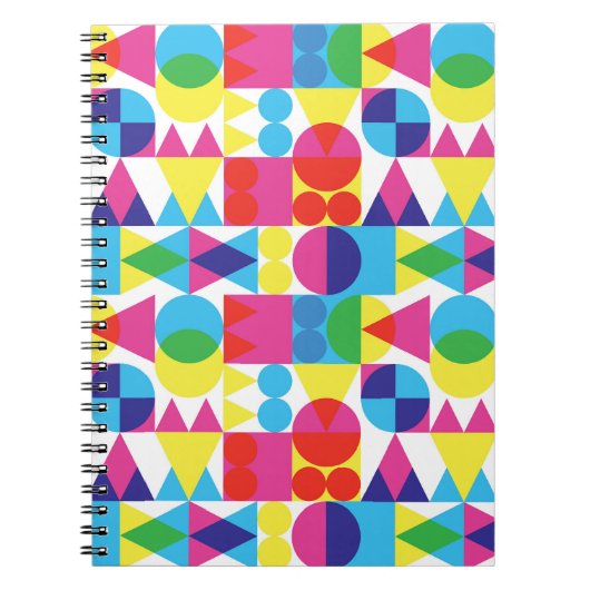 Abstraktes geometrisches Muster. Notizblock (Vorderseite)