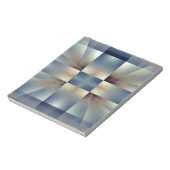 Abstraktes geometrisches Muster Notizblock (Rotiert)