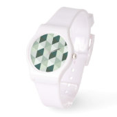Abstraktes geometrisches Muster - Nr. 01 Armbanduhr (Winkel)