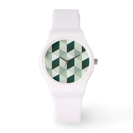 Abstraktes geometrisches Muster - Nr. 01 Armbanduhr (Vorderseite)