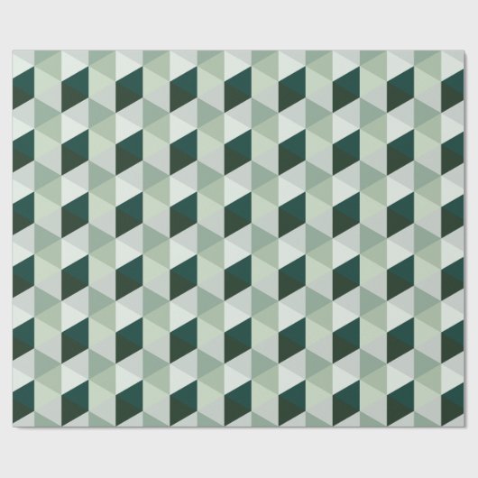 Abstraktes geometrisches Muster - Nr. 01 Geschenkpapier (Flach)