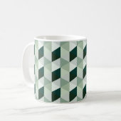 Abstraktes geometrisches Muster - Nr. 01 Kaffeetasse (Vorderseite Links)
