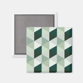 Abstraktes geometrisches Muster - Nr. 01 Magnet (Vorderseite/Rückseite)