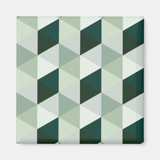 Abstraktes geometrisches Muster - Nr. 01 Magnet (Vorne)