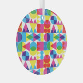 Abstraktes geometrisches Muster. Ornament Aus Glas (Vorderseite Rechts)