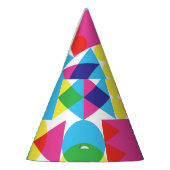 Abstraktes geometrisches Muster. Partyhütchen (Links)