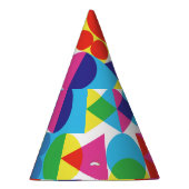 Abstraktes geometrisches Muster. Partyhütchen (Rechts)