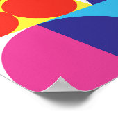 Abstraktes geometrisches Muster. Poster (Ecke)