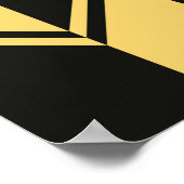 Abstraktes geometrisches Muster Poster (Ecke)
