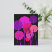 Abstraktes geometrisches Muster Postkarte (Stehend Vorderseite)