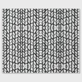 Abstraktes geometrisches Muster Protektor Textur Geschenkpapier (Flach)