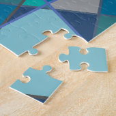 Abstraktes geometrisches Muster Puzzle (Seite)