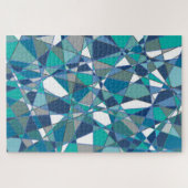 Abstraktes geometrisches Muster Puzzle (Horizontal)