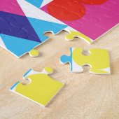 Abstraktes geometrisches Muster. Puzzle (Seite)