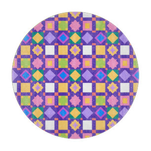 Abstraktes geometrisches Muster Schneidebrett
