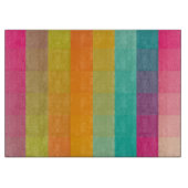 Abstraktes geometrisches Muster Schneidebrett (Vorderseite)